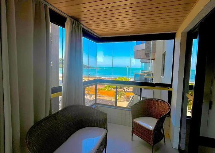 Apartamento Familiar Com Vista Para O Mar Em Guarapari Praia Do Morro, Frente Ao Marlim!!!